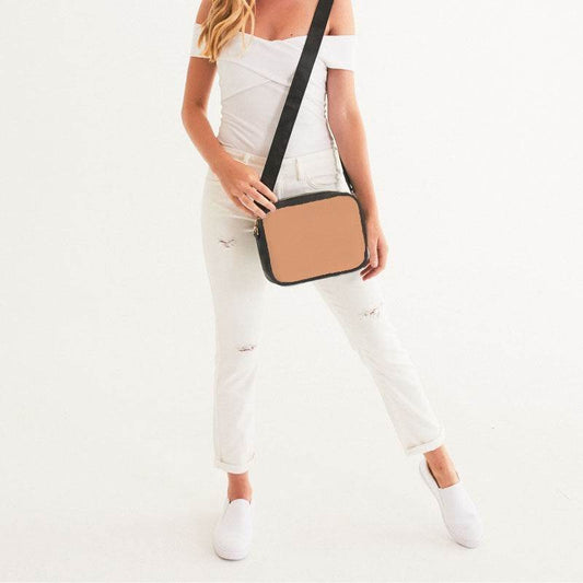 Apricot Crossbody Bag (OR1-ME-LI) - Woman Front