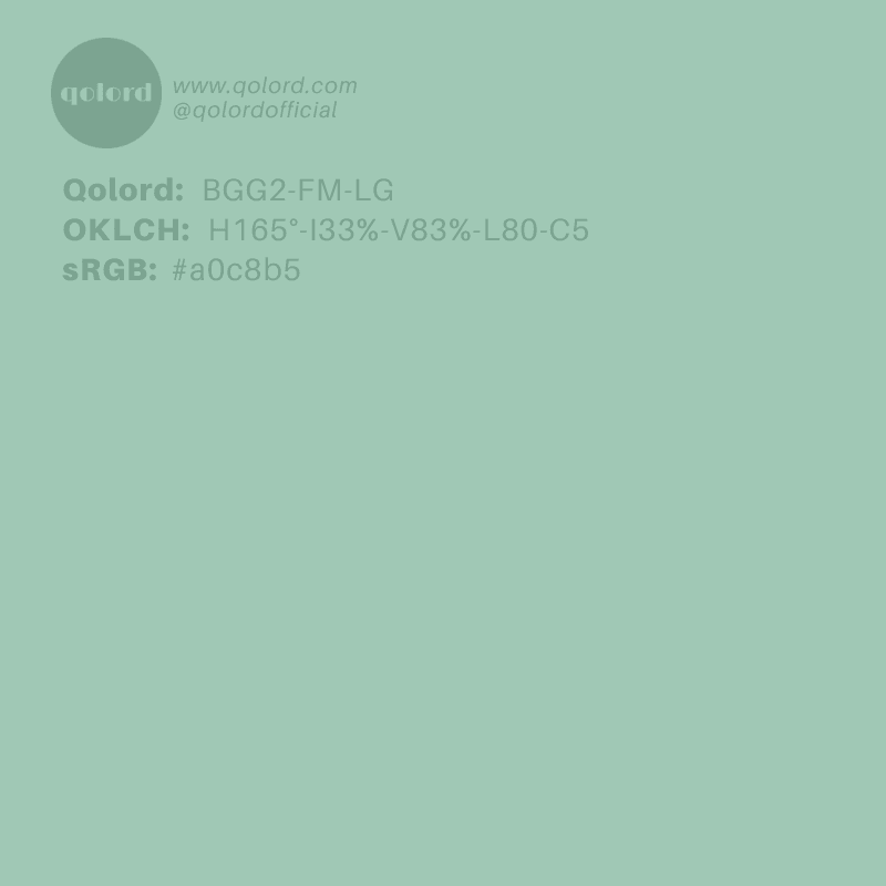 Lightened Fully-Muted Green | BGG2-FM-LG