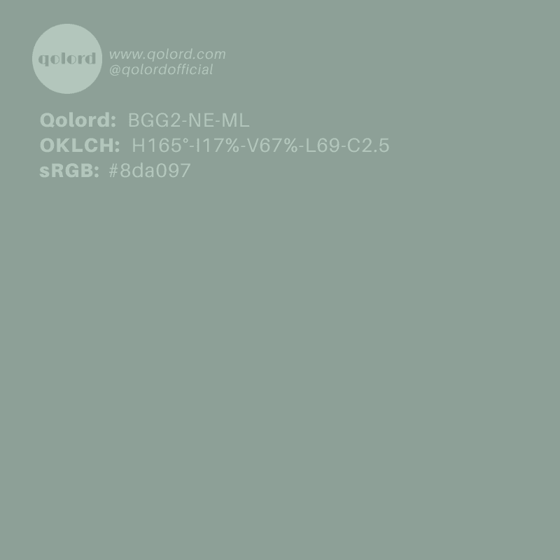 Medium-Light Neutral Green | BGG2-NE-ML