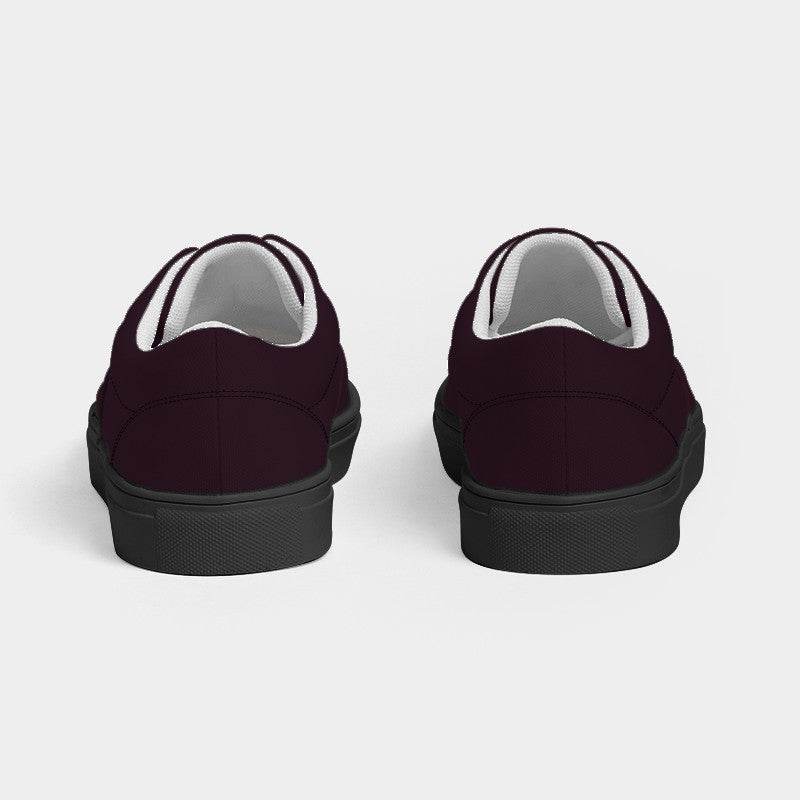 Blackberry Women's Canvas Sneakers (PIM2-FM-DE) - Back