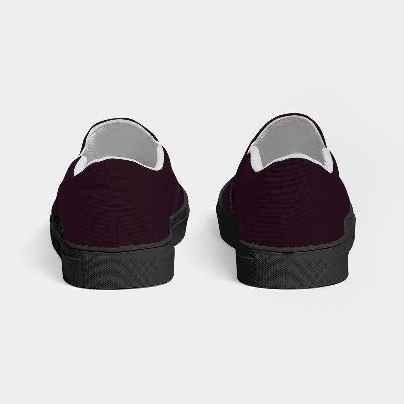 Blackberry Women's Slip-On Canvas Sneakers (PIM2-FM-DE) - Back