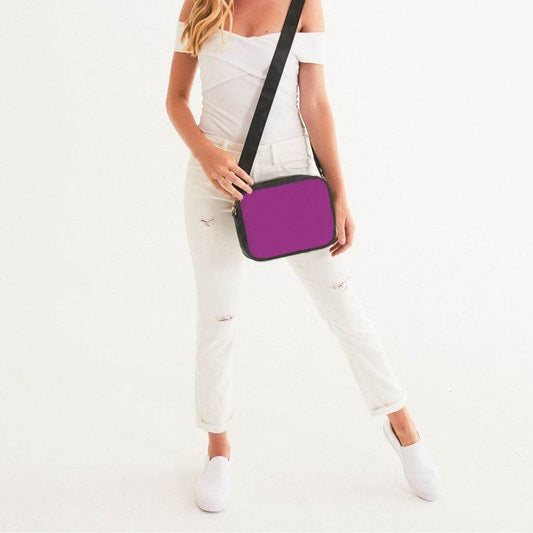 Bright Magenta Crossbody Bag (PIM3-BR-ME) - Woman Front