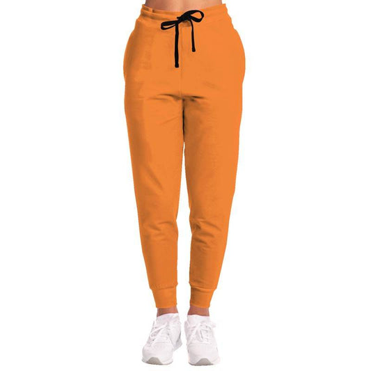 Bright Orange Joggers (OR1-BR-ME) - Woman Front