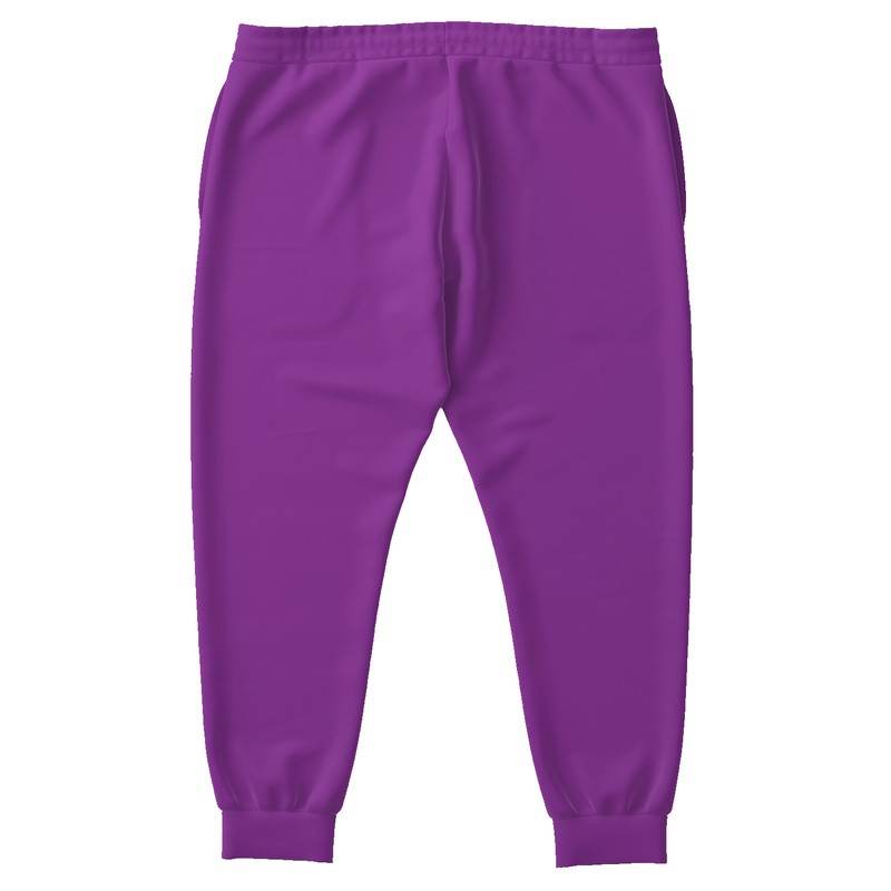 Bright Purple Joggers PLUS (MPU1-BR-ME) - Back PLUS