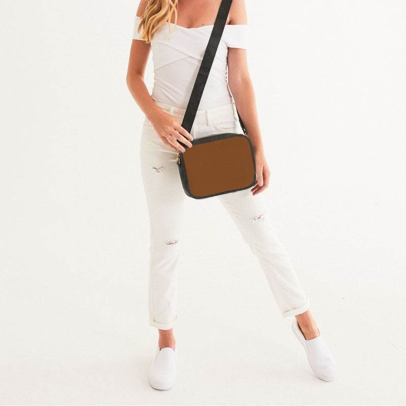 Brown Crossbody Bag (OR1-ME-DE) - Woman Front