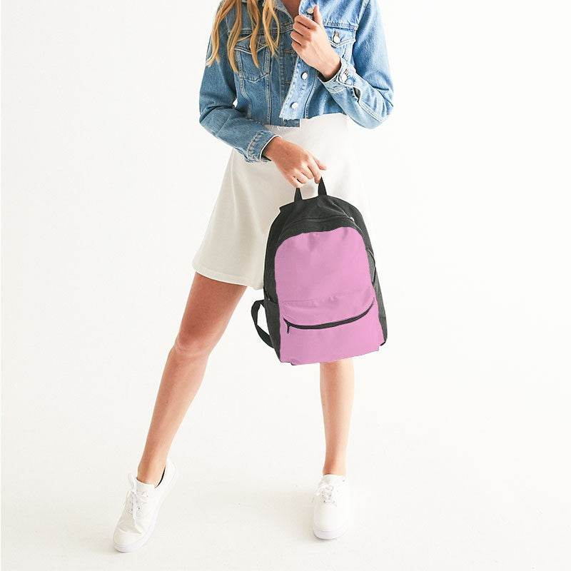 Bubblegum Pink Canvas Backpack (PIM2-MU-LI) - Woman