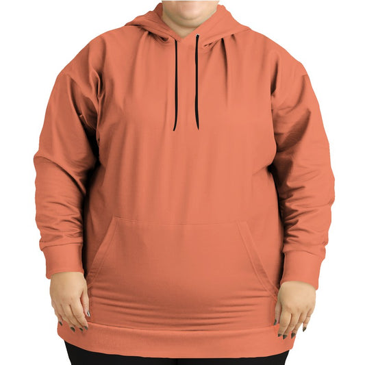 Burnt Sienna Hoodie PLUS (OR3-ME-ML) - Woman Front PLUS