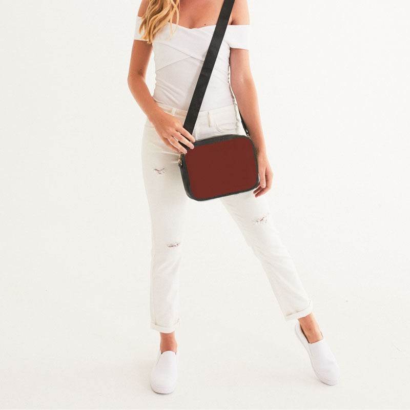 Burnt Umber Crossbody Bag (R-MU-DA) - Woman Front