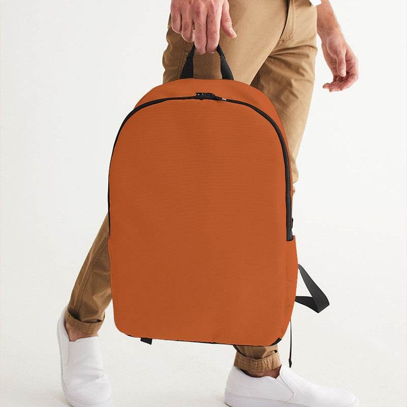 Burnt Waterproof Backpack (OR2-CL-DE) - Man Holding CloseUp