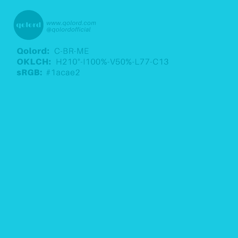 Bright Cyan | C-BR-ME