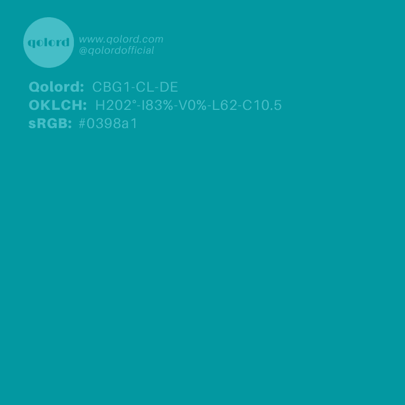 Deep Clear Cyan | CBG1-CL-DE
