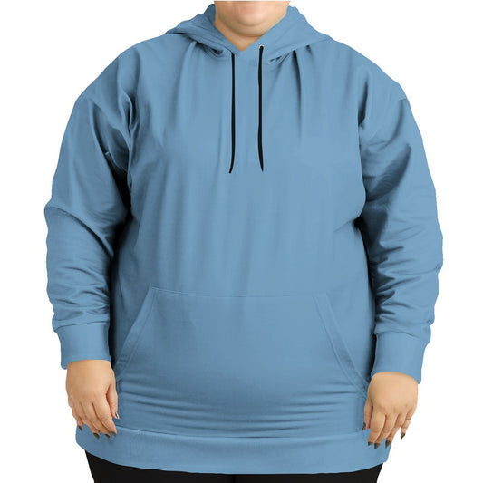 Carolina Blue Hoodie PLUS (B-MU-ML) - Woman Front PLUS