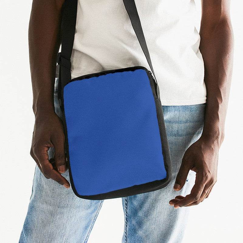 Cobalt Messenger Pouch (IB1-BR-ME) - Man Front CloseUp