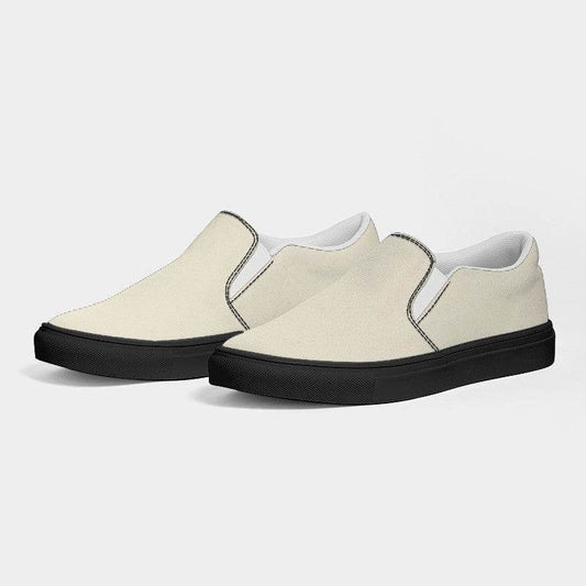 Coconut Milk Women's Slip-On Canvas Sneakers (Y-NE-LI) - Side 3