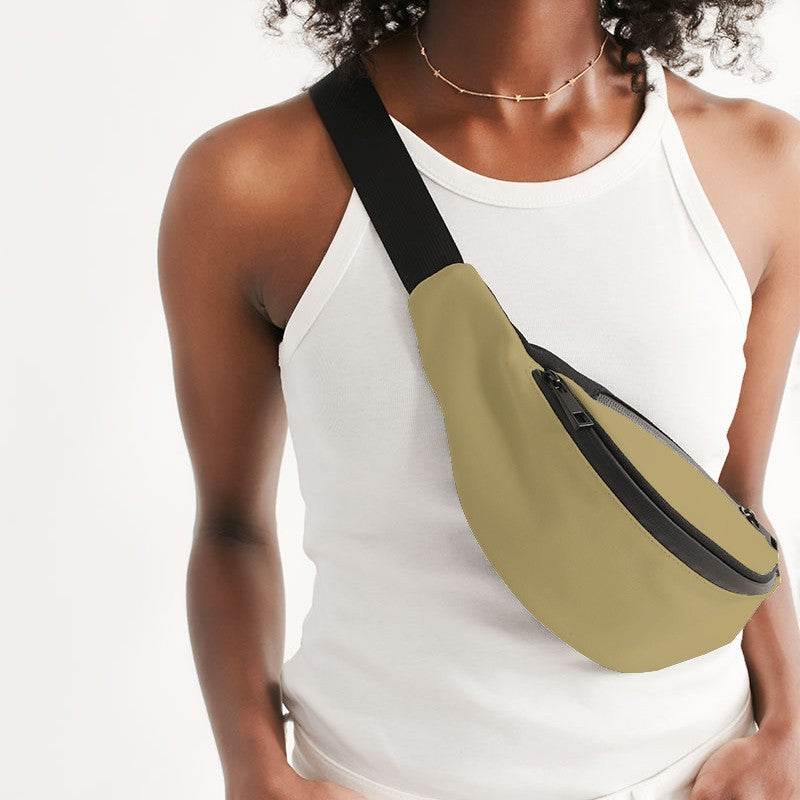 Cornsilk Belt Bag (Y-MU-ML) - Woman Front CloseUp