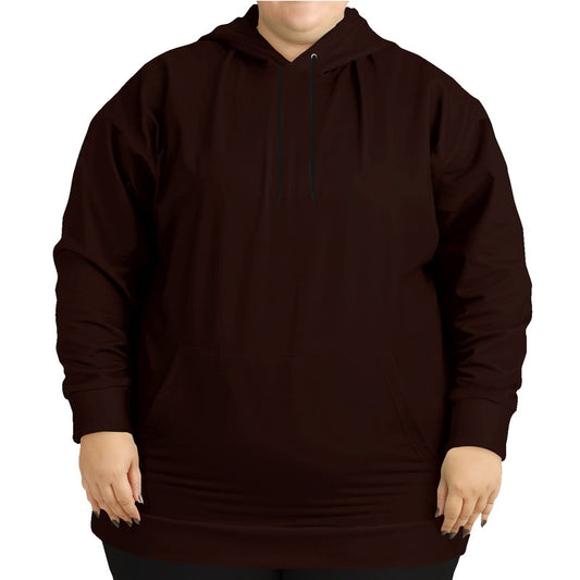 Dark Chocolate Hoodie PLUS (R-NE-DE) - Woman Front PLUS