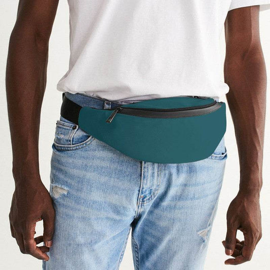 Dark Cyan Belt Bag (C-MU-DA) - Man Front CloseUp