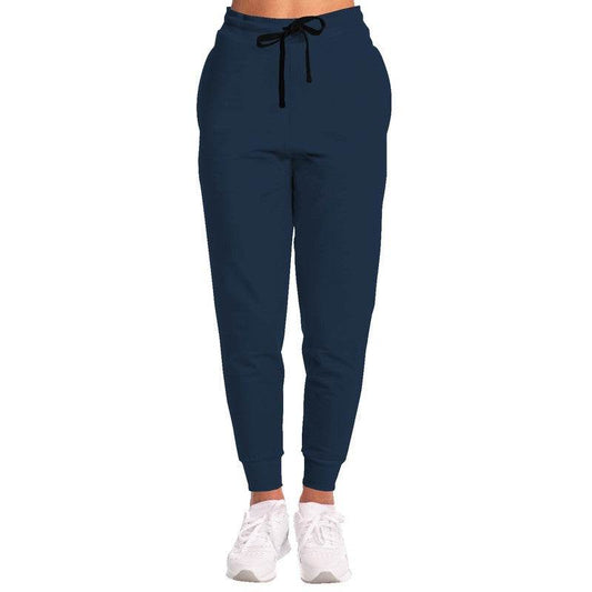 Dark Fully-Muted Blue Joggers (IB2-FM-DA) - Woman Front