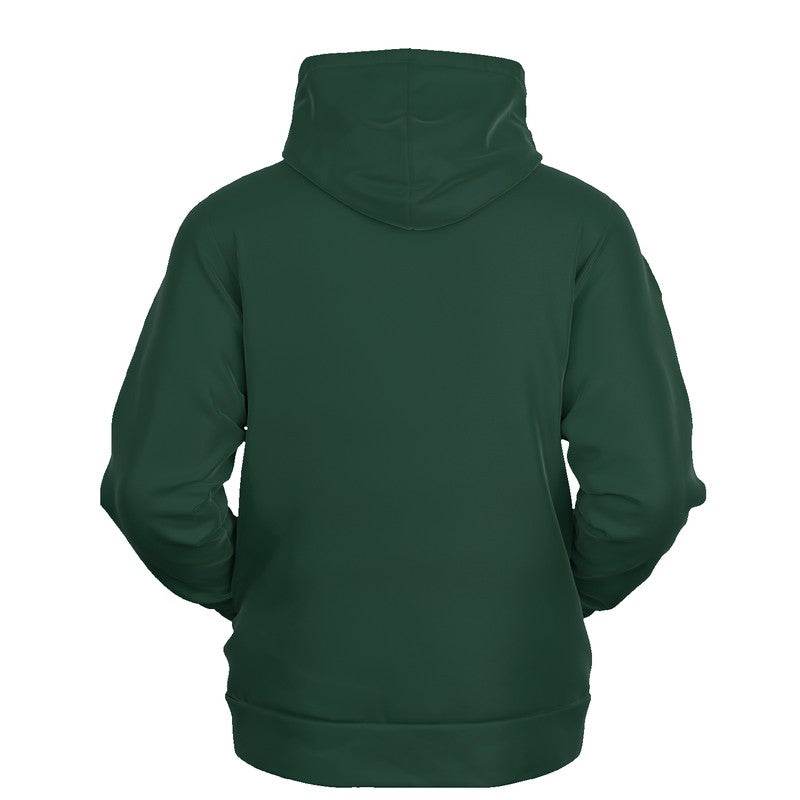 Dark Fully-Muted Green Hoodie (BGG2-FM-DA) - Ghost Back