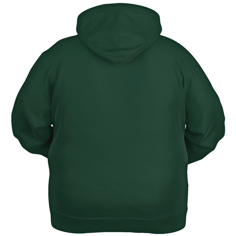 Dark Fully-Muted Green Hoodie PLUS (BGG2-FM-DA) - Ghost Back PLUS
