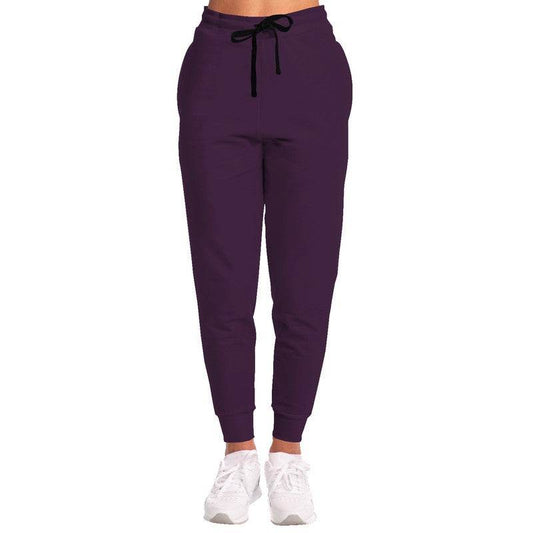 Dark Fully-Muted Magenta Joggers (M-FM-DA) - Woman Front