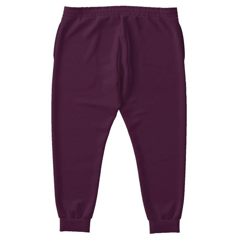 Dark Fully-Muted Magenta Joggers PLUS (PIM2-FM-DA) - Back PLUS