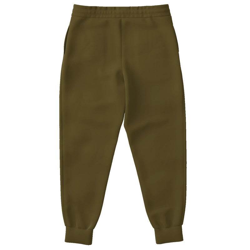 Dark Fully-Muted Yellow Joggers (Y-FM-DA) - Back