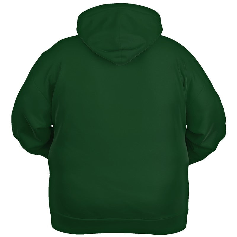 Dark Green Hoodie PLUS (G-MU-DE) - Ghost Back PLUS