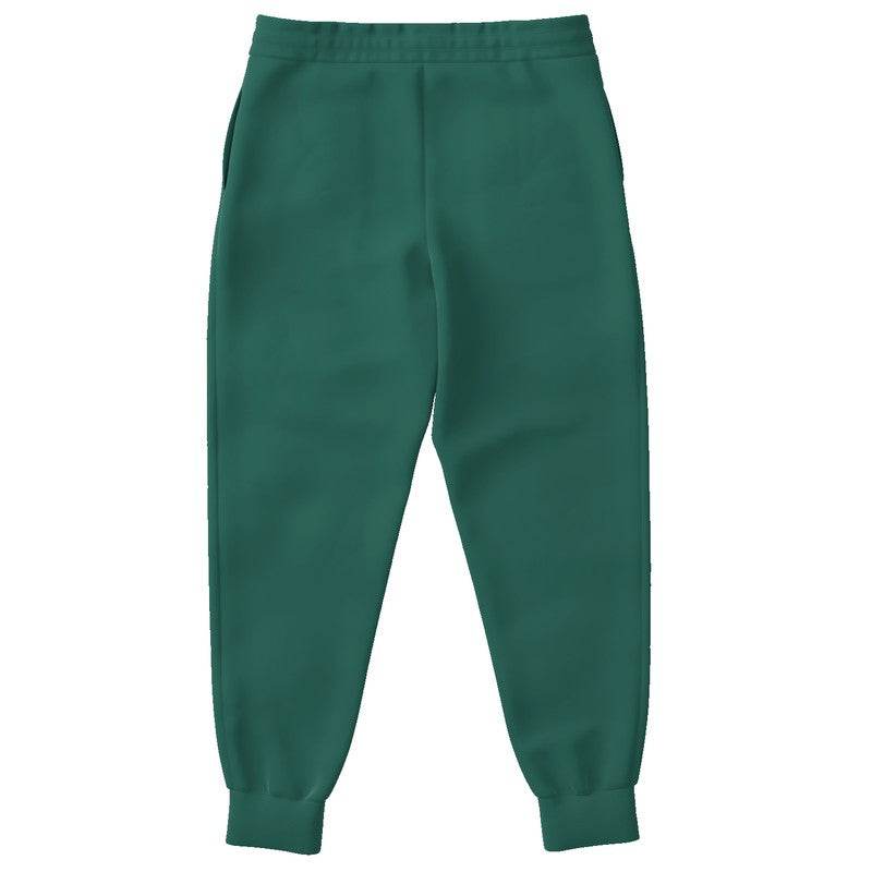 Dark Muted Blue-Green Joggers (BG-MU-DA) - Back