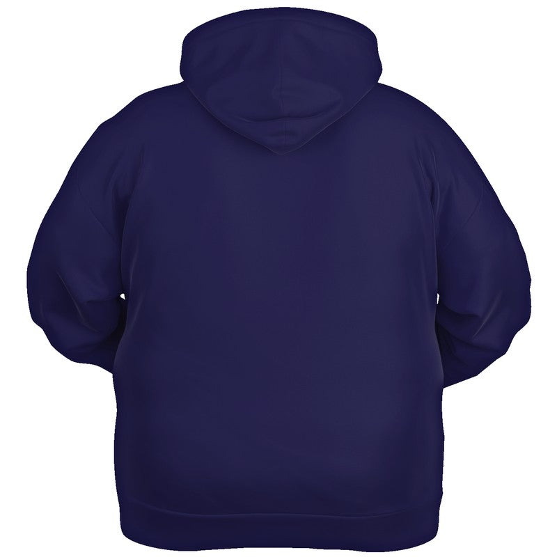 Dark Muted Indigo Hoodie PLUS (PUI2-MU-DA) - Ghost Back PLUS