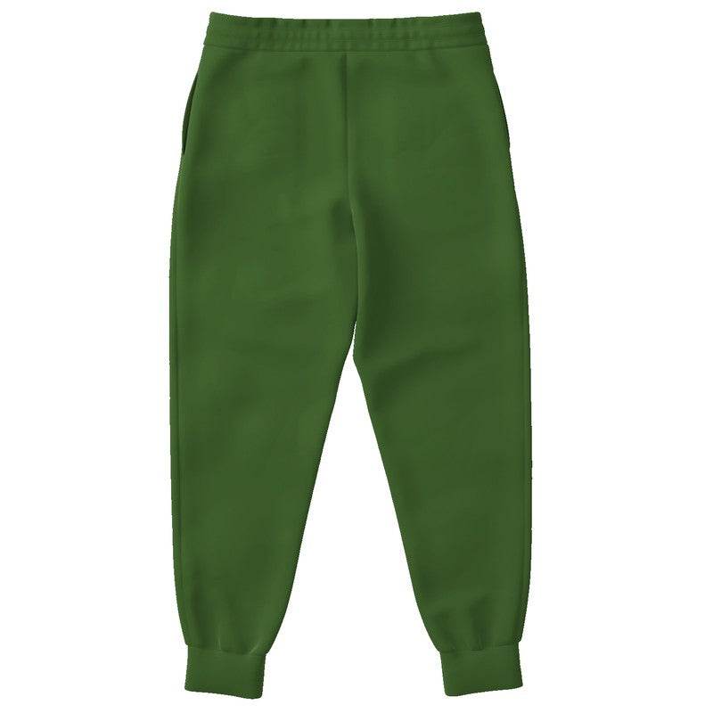 Dark Muted Lime Joggers (GL2-MU-DA) - Back