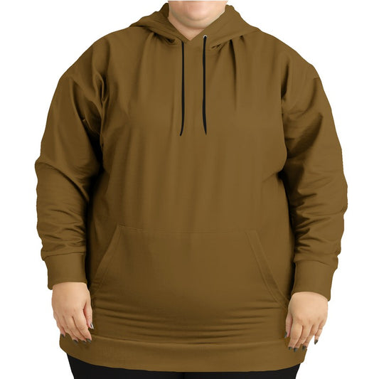 Dark Muted Orange Hoodie PLUS (YO2-MU-DA) - Woman Front PLUS