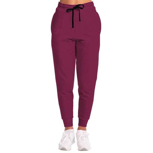 Dark Muted Pink Joggers (PI-MU-DA) - Woman Front