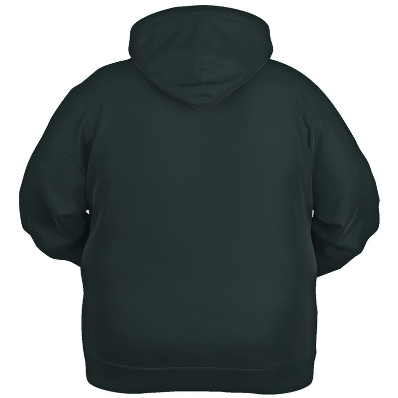 Dark Neutral Blue-Green Hoodie PLUS (CBG2-NE-DA) - Ghost Back PLUS