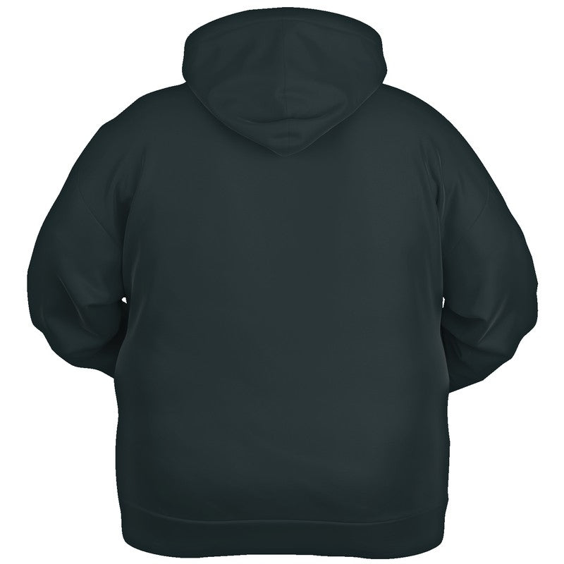 Dark Neutral Cyan Hoodie PLUS (C-NE-DA) - Ghost Back PLUS