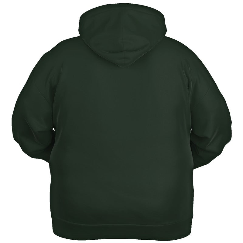 Dark Neutral Green Hoodie PLUS (G-NE-DA) - Ghost Back PLUS