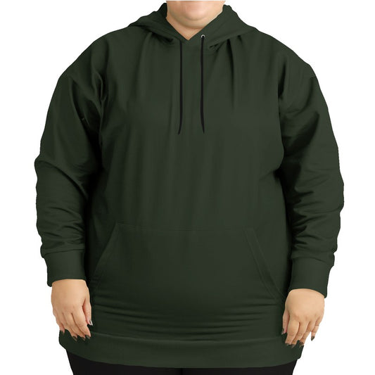 Dark Neutral Lime Hoodie PLUS (GL2-NE-DA) - Woman Front PLUS