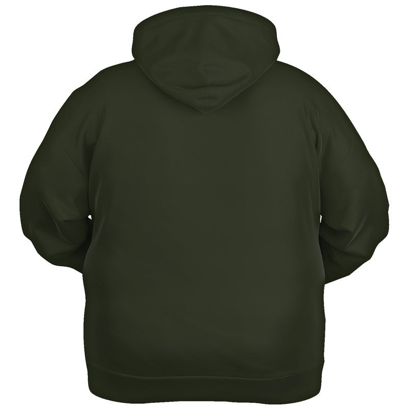 Dark Neutral Lime Hoodie PLUS (L-NE-DA) - Ghost Back PLUS