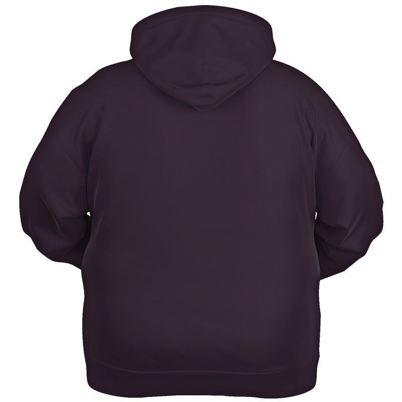 Dark Neutral Magenta Hoodie PLUS (M-NE-DA) - Ghost Back PLUS