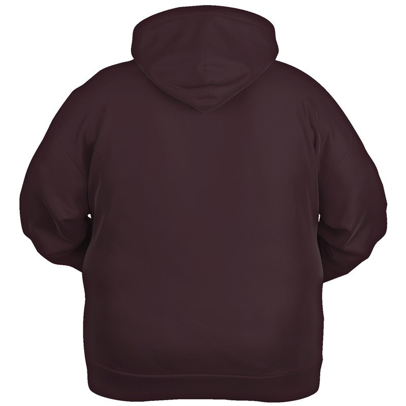 Dark Neutral Pink Hoodie PLUS (PI-NE-DA) - Ghost Back PLUS
