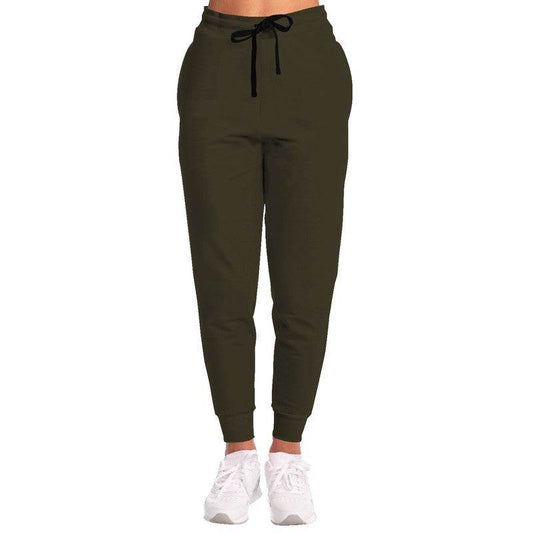 Dark Neutral Yellow Joggers (Y-NE-DA) - Woman Front