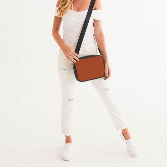 Dark Orange Crossbody Bag (OR3-CL-DE) - Woman Front