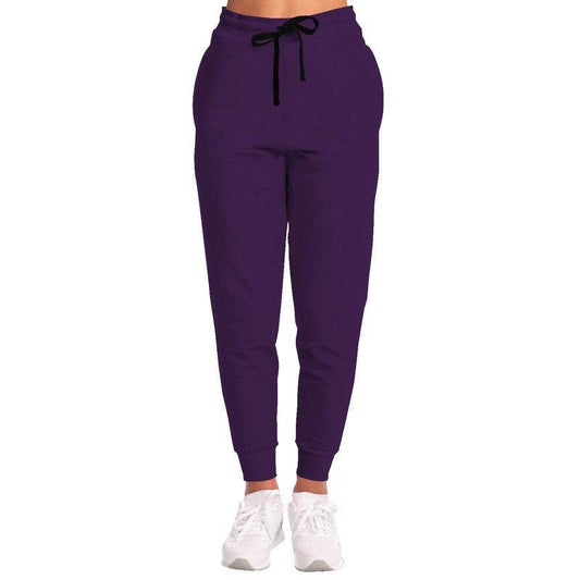 Dark Purple Joggers (MPU2-MU-DA) - Woman Front