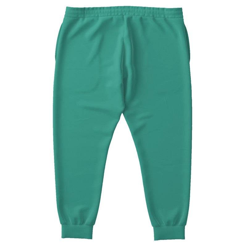 Deep Clear Blue-Green Joggers PLUS (BG-CL-DE) - Back PLUS