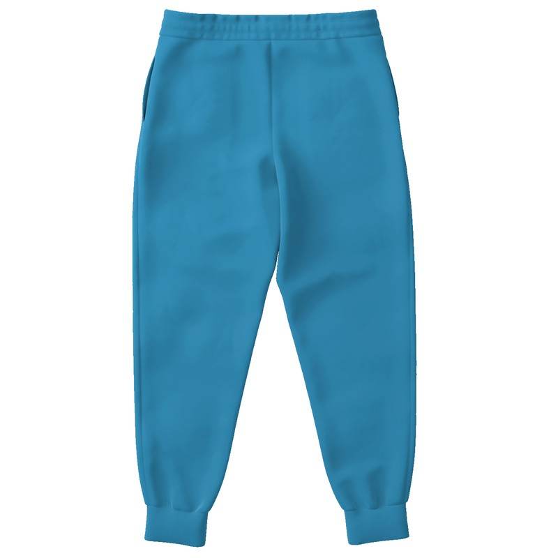 Deep Clear Cyan Joggers (BC1-CL-DE) - Back