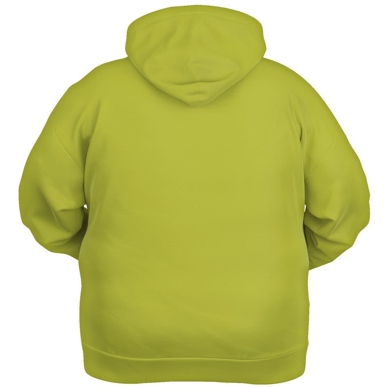 Deep Clear Lime Hoodie PLUS (LY1-CL-DE) - Ghost Back PLUS
