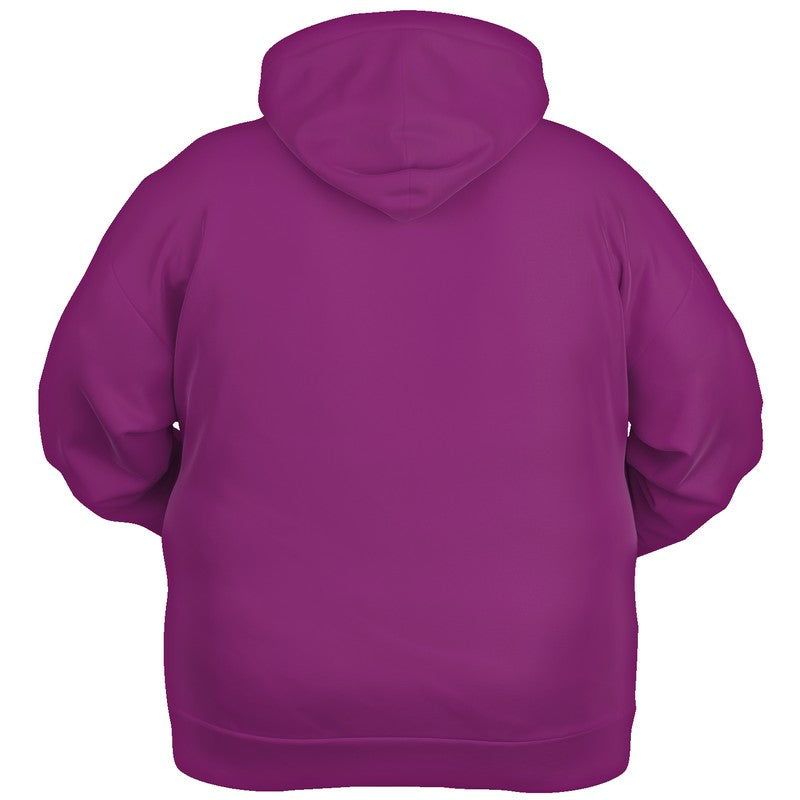 Deep Clear Magenta Hoodie PLUS (PIM3-CL-DE) - Ghost Back PLUS