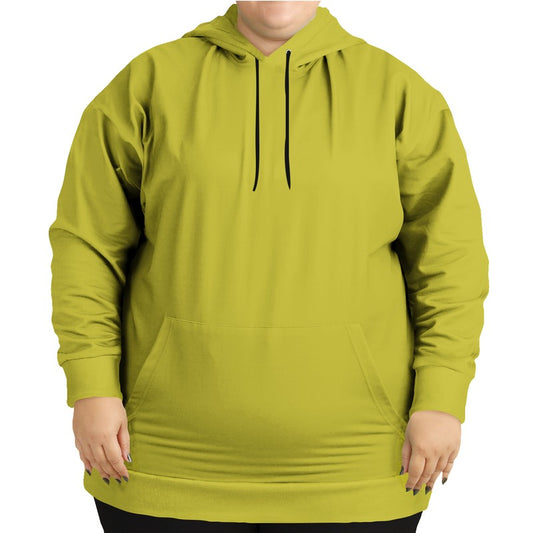 Deep Clear Yellow Hoodie PLUS (LY2-CL-DE) - Woman Front PLUS