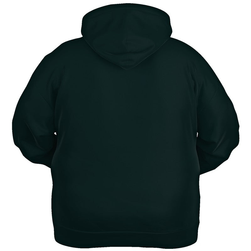 Deep Fully-Muted Blue-Green Hoodie PLUS (CBG2-FM-DE) - Ghost Back PLUS