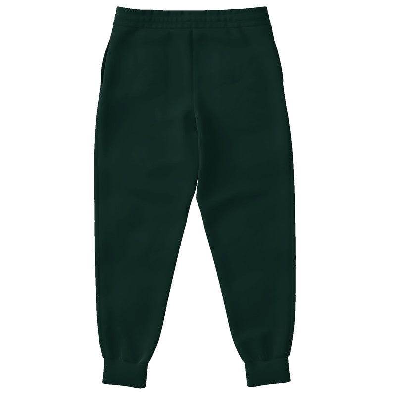 Deep Fully-Muted Blue-Green Joggers (BG-FM-DE) - Back